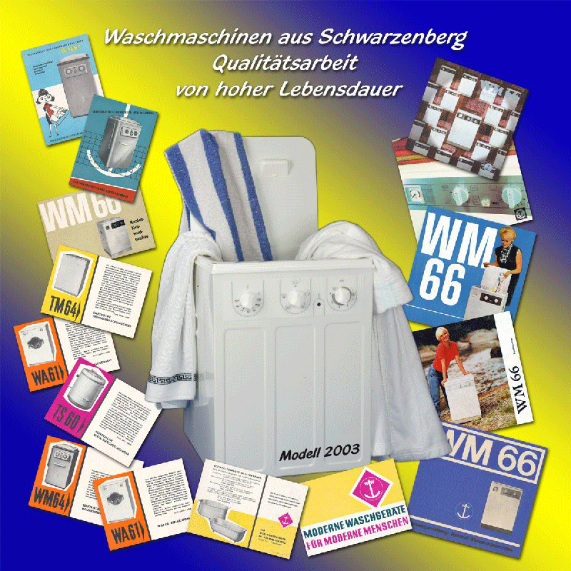 Die Alternative zur Wellradwaschmaschine WM 66, ROMO 190.1 zuverl&auml;ssig, robust und einfach zu bedienen. 